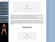 Tablet Screenshot of perfectchasey.com